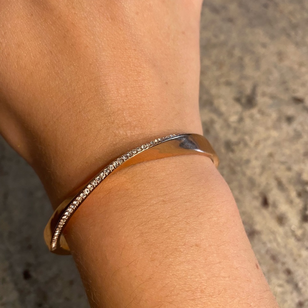 Kate Spade Do The Twist Pave Hinged Bracelet - Picture 10 of 10